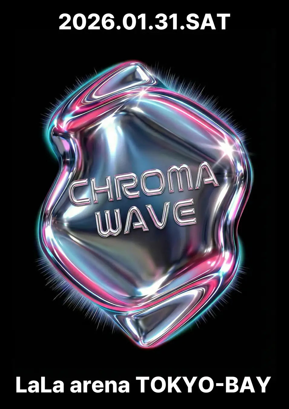 【ステッカー付】 千葉雄喜 オリジナル音源 USB デモテープ 第2弾ラインナップ発表】CHROMA WAVE — HIPHOP ARENA 2026 千葉雄喜