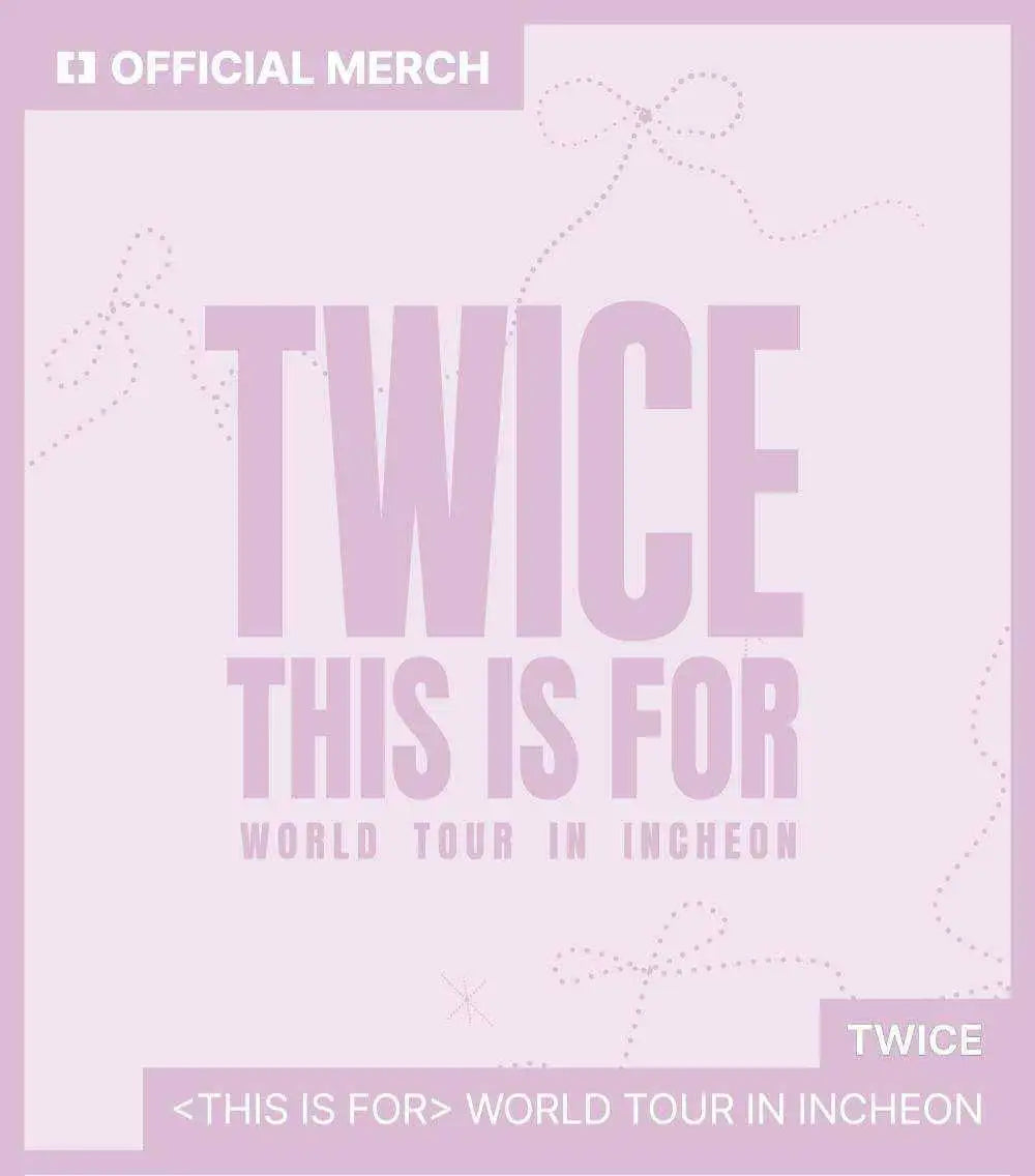 TWICE WORLD TOUR IN INCHEON オフィシャルグッズ、ついに発売決定！
