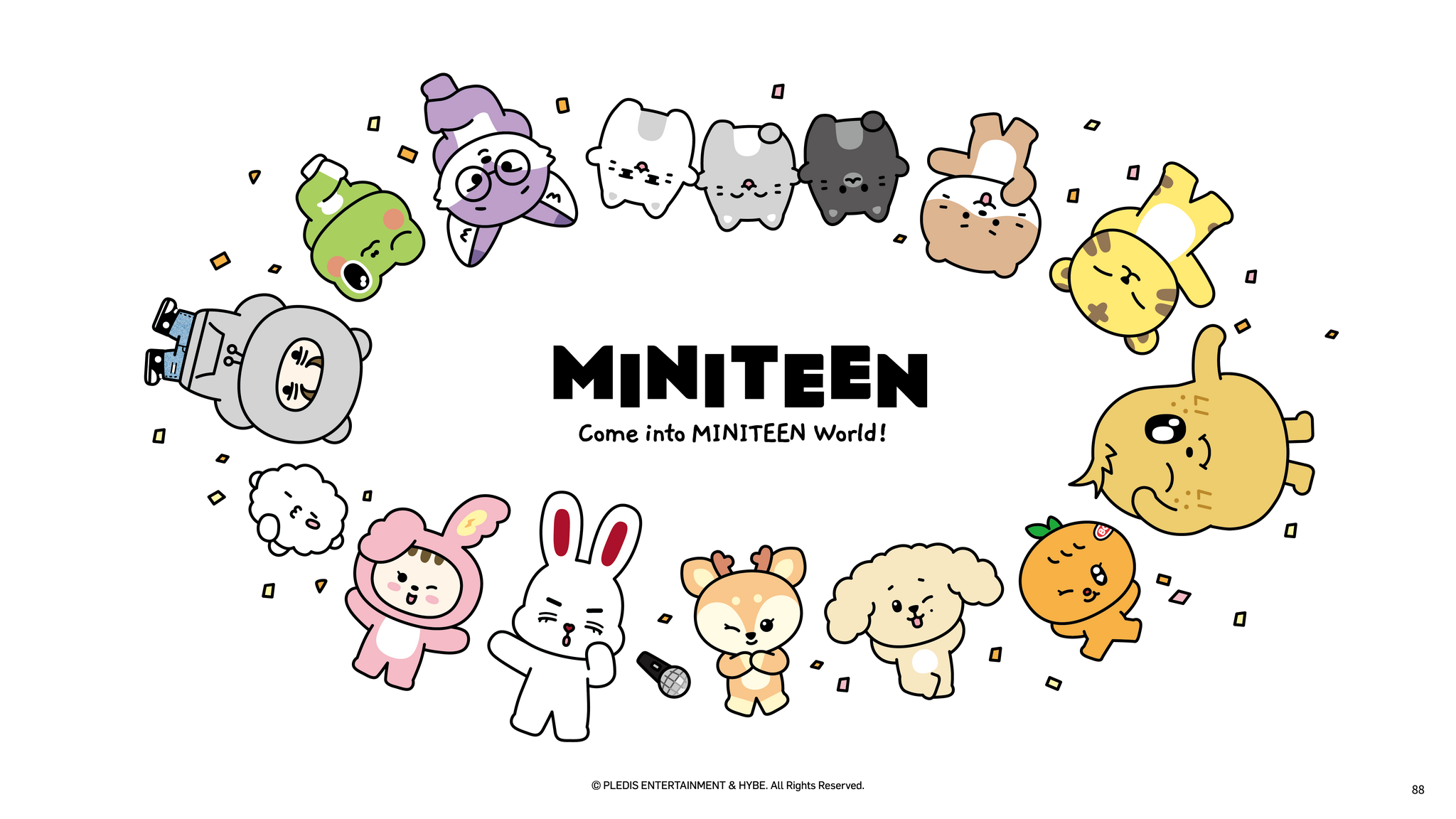 LOFT（ロフト）でSEVENTEENキャラクター「MINITEEN（ミニティーン）」公式ライセンス商品販売決定